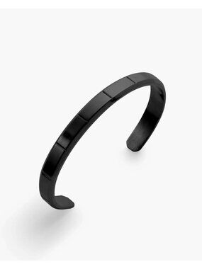 Jaxxon Wilshire Cuff Bracelet in Black One Size Mens Jewelry